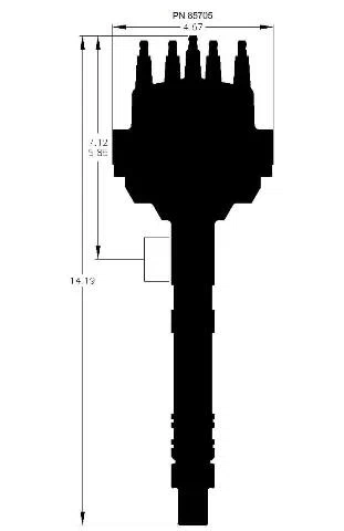 Chevy Pro-Billet Racing Distributor - 85705